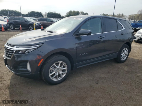 2023 Chevrolet Equinox LT with VIN 3GNAXTEG7PS112781, listed as a Copart auction lot 54588545 with 11,985 mi miles and Salvage Title. Bid and sale history available at carsss.com. Image 1.