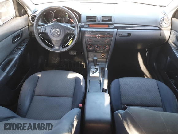 2004 Mazda 3 i with VIN JM1BK12F141168532, listed as a Copart auction lot 43964885 with 266,411 mi miles and Salvage Title. Bid and sale history available at DreamBid. Image 8.