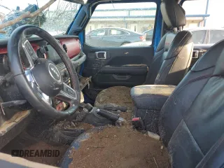 2021 Jeep Gladiator Rubicon z VIN 1C6JJTBGXML551111, wystawiony jako Copart lot #52538935 z przebiegiem Nie podano mil oraz Szkoda całkowita • Salvage title. Historia ofert i sprzedaży dostępna na DreamBid. Obrazek 7.