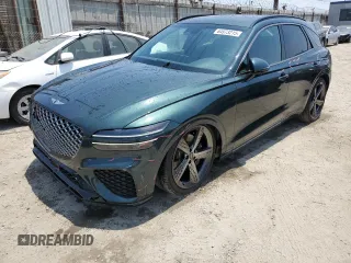 2023 Genesis GV70 2.5T with VIN KMUMADTBXPU100819, listed as a Copart auction lot 64973215 with 17,281 mi miles and Salvage title. Bid and sale history available at DreamBid. Image 1.