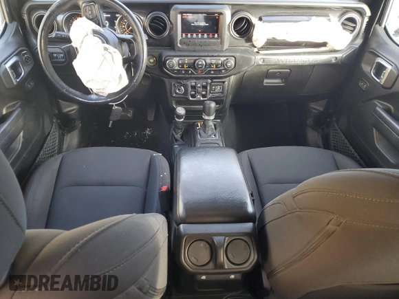 2022 Jeep Wrangler Unlimited Sport S with VIN 1C4HJXDN5NW226988, listed as a Copart auction lot 83809194 with 52,112 mi miles and Salvage Title. Bid and sale history available at carsss.com. Image 8.