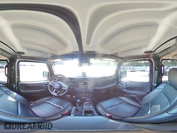 2021 Jeep Gladiator High Altitude with VIN 1C6HJTFGXML570864, listed as a Copart auction lot 56964975 with 67,538 mi miles and Salvage title. Bid and sale history available at DreamBid. Image 14.