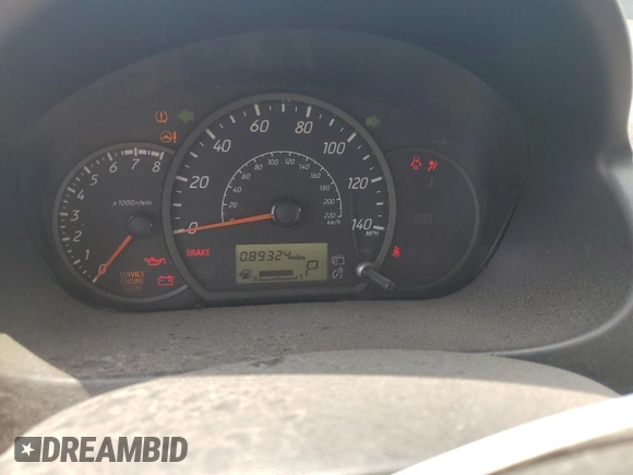 2019 Mitsubishi Mirage ES with VIN ML32F3FJ4KHF08135, listed as a Copart auction lot 59412865 with 89,324 mi miles and Salvage title. Bid and sale history available at DreamBid. Image 9.
