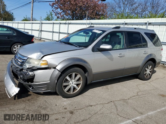 2008 Ford Taurus X SEL with VIN 1FMDK02W28GA05793, listed as a Copart auction lot 52317125 with 158,271 mi miles and Salvage title. Bid and sale history available at DreamBid. Image 1.