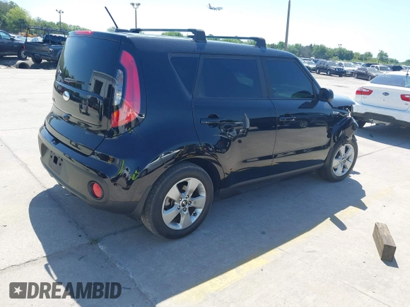 2018 Kia Soul with VIN KNDJN2A20J7588072, listed as a IAAI auction lot 42017446 with 89,085 mi miles. Bid and sale history available at carsss.com. Image 4.