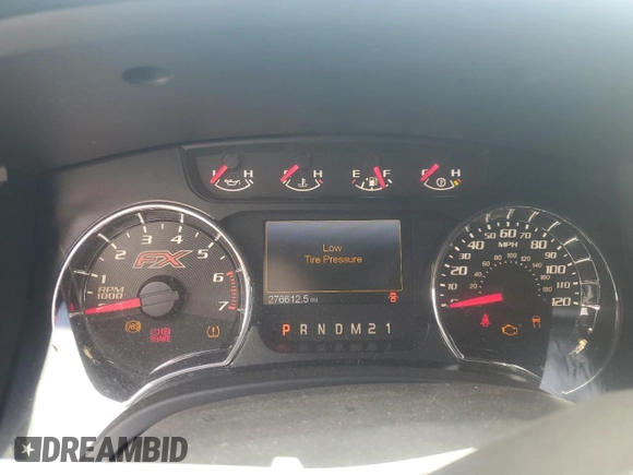 2013 Ford F-150 XL with VIN 1FTFW1CF4DFC85514, listed as a Copart auction lot 63978105 with 276,612 mi miles and Salvage title. Bid and sale history available at DreamBid. Image 9.