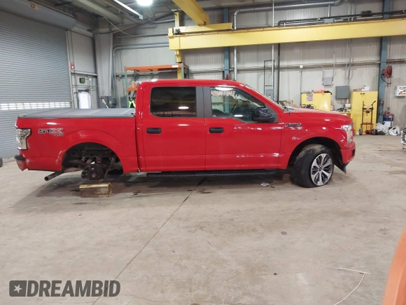 2019 Ford F-150 XL with VIN 1FTEW1EP8KFC25296, listed as a IAAI auction lot 41641341 with 68,091 mi miles. Bid and sale history available at carsss.com. Image 14.