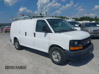 2015 Chevrolet Express Cargo with VIN 1GCWGFCF7F1161232, listed as a IAAI auction lot 42449156 with 168,895 mi miles and . Bid and sale history available at DreamBid. Image 1.