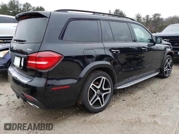 2018 Mercedes-Benz GLS with VIN 4JGDF7DE6JA999228, listed as a Copart auction lot 73641152 with 81,041 mi miles. Bid and sale history available at carsss.com. Image 3.