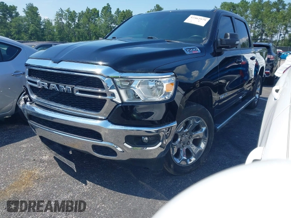 2022 Ram 1500 Lone Star with VIN 1C6RREFM3NN452644, listed as a IAAI auction lot 42462979 with 36,134 mi miles and . Bid and sale history available at DreamBid. Image 2.