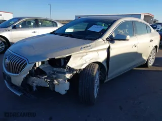 2014 Buick LaCrosse Leather with VIN 1G4GB5GR3EF224857, listed as a IAAI auction lot 41461187 with 57,444 mi miles. Bid and sale history available at carsss.com. Image 17.