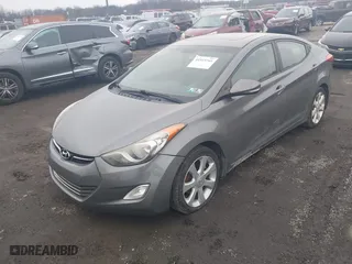 2012 Hyundai Elantra GLS with VIN 5NPDH4AE5CH150639, listed as a IAAI auction lot 41513741 with 143,402 mi miles. Bid and sale history available at carsss.com. Image 2.