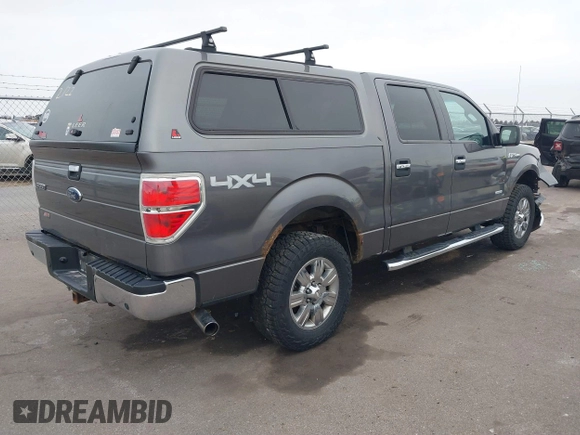 2012 Ford F-150 XL with VIN 1FTFW1ET0CKE35059, listed as a IAAI auction lot 41843853 with 183,544 mi miles. Bid and sale history available at carsss.com. Image 4.