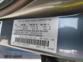 2012 Mazda 3 i Touring with VIN JM1BL1V83C1601163, listed as a IAAI auction lot 41882871 with 127,425 mi miles and . Bid and sale history available at DreamBid. Image 9.