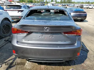 2020 Lexus IS with VIN JTHG81F26L5042300, listed as a Copart auction lot 65188344 with 46,794 mi miles and Salvage Title. Bid and sale history available at carsss.com. Image 6.