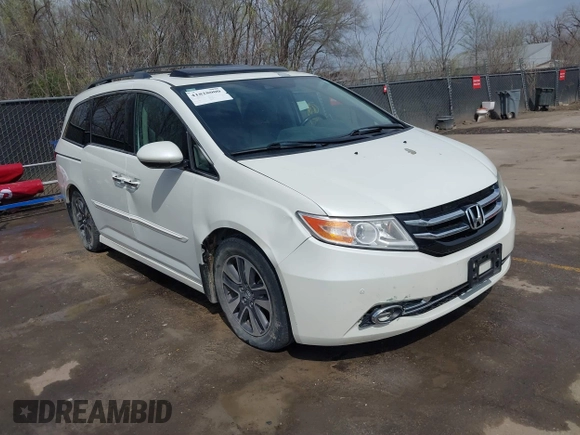 2014 Honda Odyssey Touring с VIN 5FNRL5H94EB057681, выставлен на аукционе IAAI как лот 41828000 с пробегом 249 350 миль миль и . История ставок и продаж доступна на DreamBid. Изображение 1.