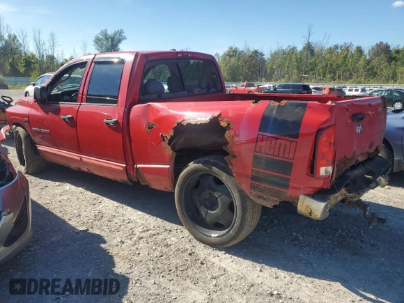 2006 Dodge 1500 SLT with VIN 1D7HU18206S683338, listed as a Copart auction lot 55272635 with 242,911 mi miles and Non Repairable. Bid and sale history available at carsss.com. Image 2.