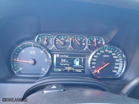 2017 Chevrolet Tahoe LS with VIN 1GNSCAKC7HR355274, listed as a Copart auction lot 85271454 with 104,897 mi miles and Salvage Title. Bid and sale history available at carsss.com. Image 9.