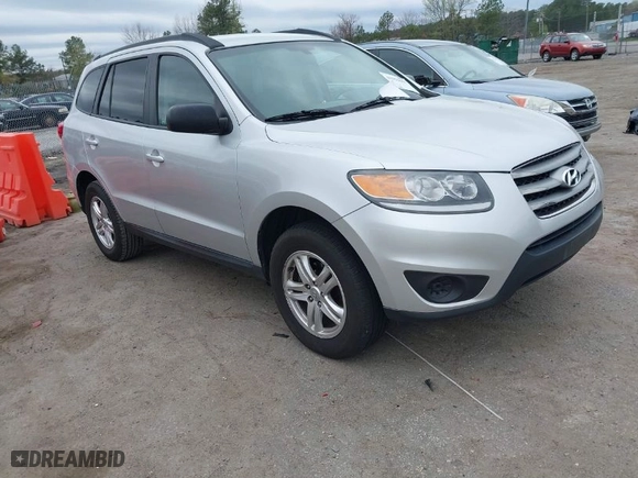 2012 Hyundai Santa Fe GLS with VIN 5XYZG3AB3CG124427, listed as a IAAI auction lot 41953057 with 156,413 mi miles. Bid and sale history available at carsss.com. Image 1.