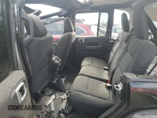 2022 Jeep Wrangler Unlimited Sahara Altitude with VIN 1C4HJXEG0NW241043, listed as a Copart auction lot 75556664 with Not provided miles and Salvage title. Bid and sale history available at DreamBid. Image 10.