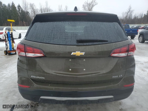 2023 Chevrolet Equinox LT with VIN 3GNAXUEG7PL174973, listed as a Copart auction lot 42707245 with 26,606 mi miles and Non Repairable. Bid and sale history available at carsss.com. Image 6.