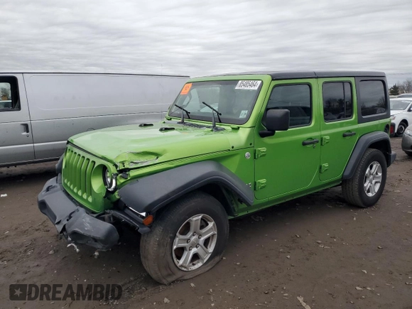 2020 Jeep Wrangler Unlimited Willys with VIN 1C4HJXDN2LW152717, listed as a Copart auction lot 85485464 with 154,436 mi miles and Salvage title. Bid and sale history available at DreamBid. Image 1.