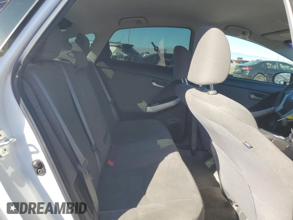 2013 Toyota Prius One with VIN JTDKN3DU3D5700869, listed as a Copart auction lot 50425165 with 80,489 mi miles and Salvage Title. Bid and sale history available at carsss.com. Image 10.