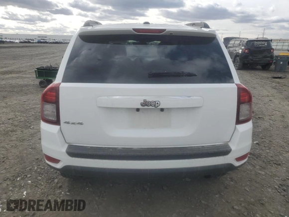 2014 Jeep Compass Sport with VIN 1C4NJDBB7ED503825, listed as a Copart auction lot 49867255 with 116,663 mi miles and Salvage Title. Bid and sale history available at carsss.com. Image 6.