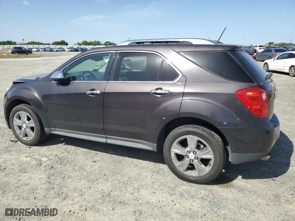 2015 Chevrolet Equinox LTZ with VIN 2GNFLDE30F6282451, listed as a Copart auction lot 52406975 with 104,356 mi miles and Salvage Title. Bid and sale history available at carsss.com. Image 2.
