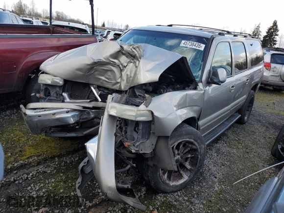 2001 Chevrolet Suburban LT with VIN 3GNEC16T11G147081, listed as a Copart auction lot 45738435 with 0 mi miles and Salvage Title. Bid and sale history available at carsss.com. Image 1.