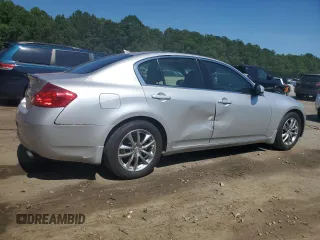 2008 Infiniti G35 with VIN JNKBV61E58M217389, listed as a Copart auction lot 61494884 with 121,505 mi miles and Salvage Title. Bid and sale history available at DreamBid. Image 3.