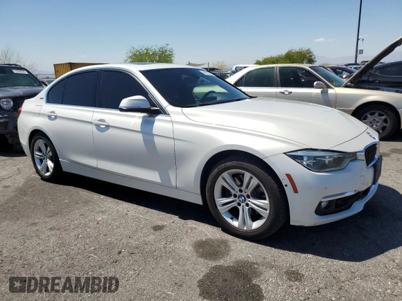 2016 BMW 3 Series 330e iPerformance with VIN WBA8E1C52GK479678, listed as a Copart auction lot 54372055 with 186,028 mi miles and Clean Title. Bid and sale history available at carsss.com. Image 4.