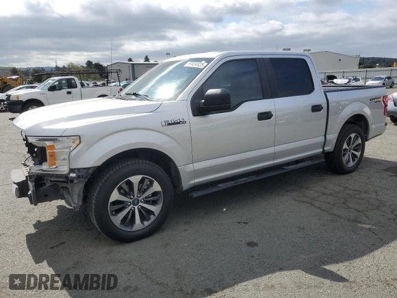 2019 Ford F-150 XL with VIN 1FTEW1CP3KKE38442, listed as a Copart auction lot 50434425 with 83,099 mi miles and Salvage title. Bid and sale history available at DreamBid. Image 1.