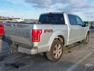 2015 Ford F-150 XLT with VIN 1FTEW1EG0FFA50810, listed as a IAAI auction lot 41443474 with 232,646 mi miles. Bid and sale history available at carsss.com. Image 4.