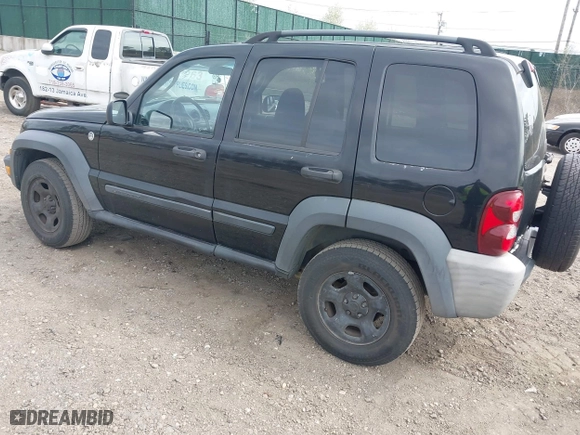 2006 Jeep Liberty Sport with VIN 1J8GL48K66W143231, listed as a IAAI auction lot 42040322 with 241,263 mi miles. Bid and sale history available at carsss.com. Image 3.