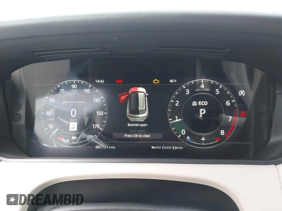 2018 Land Rover Range Rover Velar R-Dynamic HSE with VIN SALYM2RV5JA703390, listed as a IAAI auction lot 41220608 with 67,731 mi miles and . Bid and sale history available at DreamBid. Image 7.