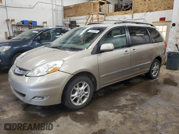 2006 Toyota Sienna XLE with VIN 5TDBA22C46S071880, listed as a Copart auction lot 48380305 with 168,152 mi miles and Salvage Title. Bid and sale history available at carsss.com. Image 1.