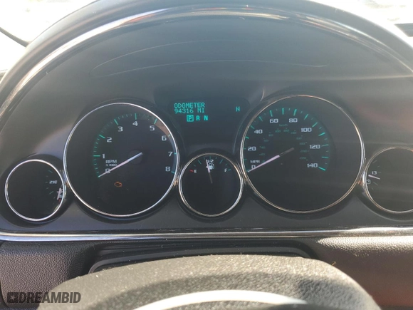 2017 Buick Enclave Leather with VIN 5GAKVBKD3HJ140041, listed as a Copart auction lot 44299285 with 94,316 mi miles and Salvage Title. Bid and sale history available at carsss.com. Image 9.