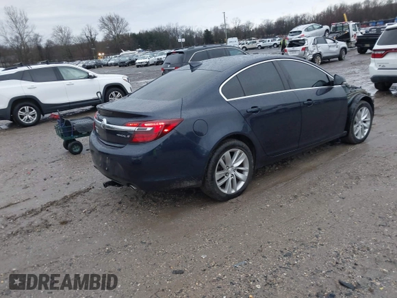 2016 Buick Regal with VIN 2G4GK5EX1G9195453, listed as a IAAI auction lot 41066680 with 93,294 mi miles. Bid and sale history available at carsss.com. Image 4.