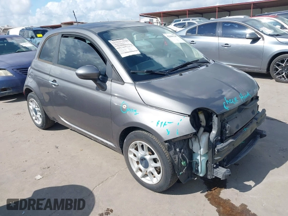 2013 FIAT 500 Pop with VIN 3C3CFFAR5DT561335, listed as a IAAI auction lot 42600147 with 57,506 mi miles and . Bid and sale history available at DreamBid. Image 1.