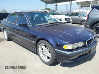 2001 BMW 7 Series 740iL z VIN WBAGH83451DP33964, wystawiony jako IAAI lot #42223541 z przebiegiem 192 111 mil mil oraz . Historia ofert i sprzedaży dostępna na DreamBid. Obrazek 1.