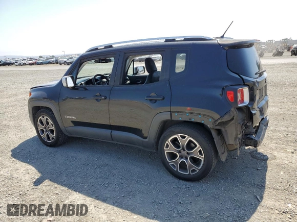 2015 Jeep Renegade Limited z VIN ZACCJADT5FPB20058, wystawiony jako Copart lot #60619395 z przebiegiem 122 982 mil mil oraz Szkoda całkowita • Salvage title. Historia ofert i sprzedaży dostępna na DreamBid. Obrazek 2.