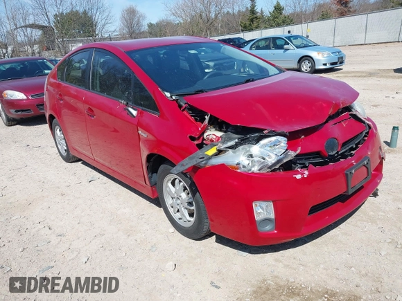 2011 Toyota Prius I with VIN JTDKN3DU0B0277923, listed as a IAAI auction lot 42053281 with 74,380 mi miles and . Bid and sale history available at DreamBid. Image 1.