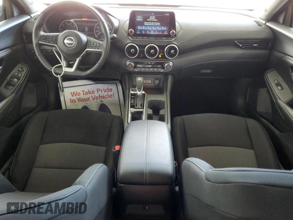 2025 Nissan Sentra SV with VIN 3N1AB8CV6SY286579, listed as a Copart auction lot 55054585 with 3,838 mi miles and Clean Title. Bid and sale history available at carsss.com. Image 8.