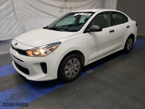 2018 Kia Rio LX with VIN 3KPA24AB3JE081185, listed as a Copart auction lot 51343215 with 75,359 mi miles and Clean Title. Bid and sale history available at carsss.com. Image 1.