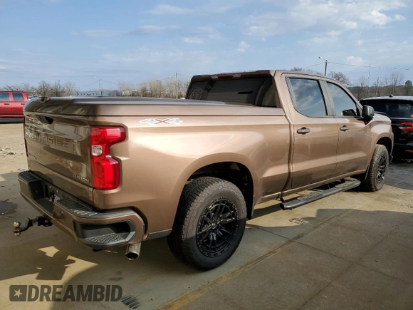 2019 Chevrolet Silverado 1500 Custom with VIN 3GCPYBEH0KG309192, listed as a Copart auction lot 86747434 with 29,629 mi miles and Salvage Title. Bid and sale history available at DreamBid. Image 3.
