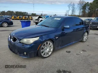 2008 BMW 5 Series 550i with VIN WBANW53538CT54207, listed as a Copart auction lot 85542194 with 153,319 mi miles and Salvage Title. Bid and sale history available at carsss.com. Image 1.