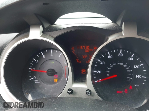 2012 Nissan Juke SL with VIN JN8AF5MVXCT124161, listed as a IAAI auction lot 41921934 with 145,710 mi miles. Bid and sale history available at carsss.com. Image 7.