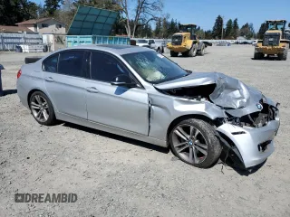 2015 BMW 3 Series 328i with VIN WBA3A5G51FNS87608, listed as a Copart auction lot 53119765 with 92,287 mi miles and Salvage Title. Bid and sale history available at carsss.com. Image 4.
