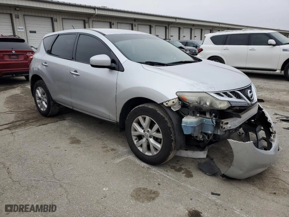 2012 Nissan Murano SV with VIN JN8AZ1MWXCW236241, listed as a Copart auction lot 85712944 with 80,157 mi miles and Salvage Title. Bid and sale history available at carsss.com. Image 4.